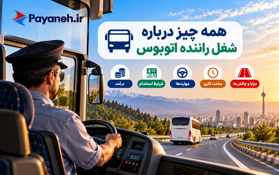 همه چیز درباره شغل راننده اتوبوس